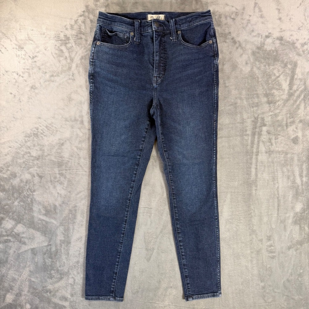 Madewell High Rise Skinny Jeans Women's Size 28 Blue Dark Wash Denim Pants